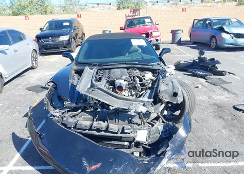 2019 Chevrolet Corvette Stingray из США, поврежденный, VIN 1G1YD3D74K5118096